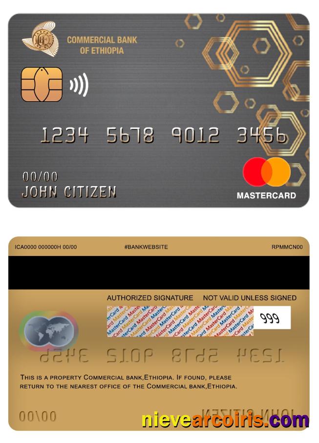 Ethiopia Commercial bank mastercard